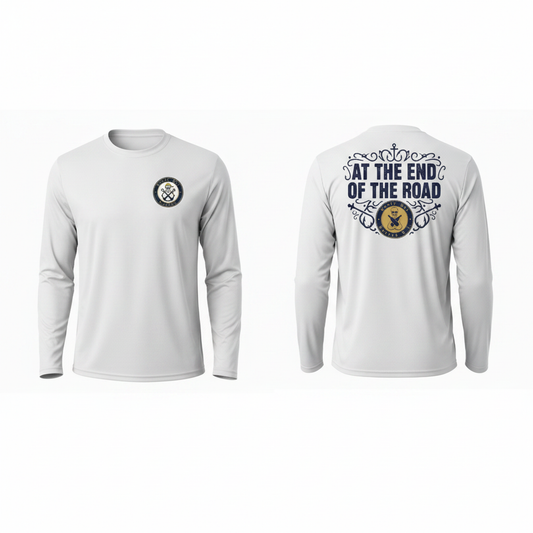 Long Sleeve Fishing Shirt — "At The End of the Road"
